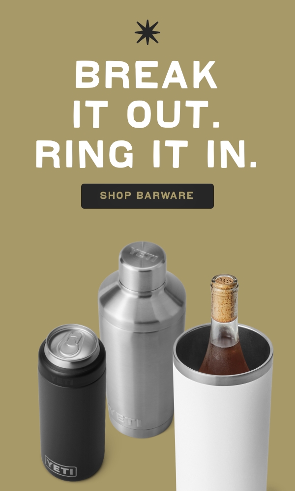 Break it out. Ring it in. Shop New Year's Eve Barware. 
